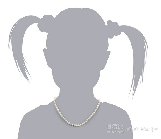直郵到手約￥100！14k金淡水4.5mm珍珠項鏈 嬰兒款！