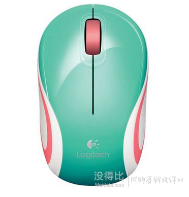 Logitech羅技  無線迷你鼠標M187豆蔻