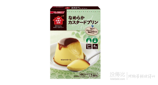 日本原产日清 卡士达焦糖婴幼儿布丁粉 55g×6个