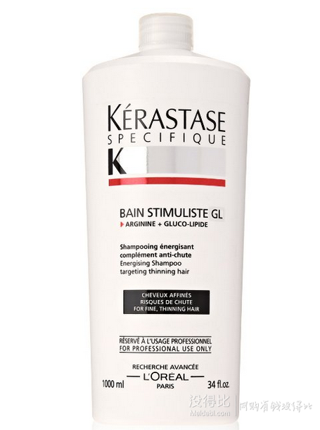 無(wú)需海淘！KERASTASE 卡詩(shī) 纖細(xì)發(fā)質(zhì)洗發(fā)乳1000ml(進(jìn))   299元包郵