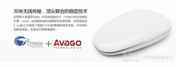 班德2.4G觸控鼠標T100睿魅黑  33.99元（113.3元，下單3折）