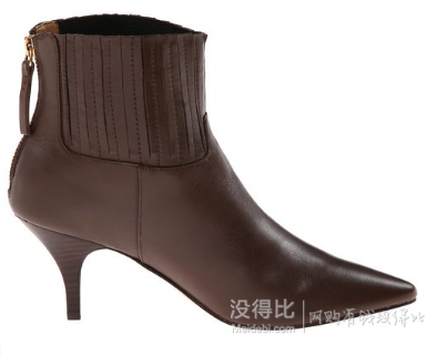 Nine West 玖熙 女士真皮尖頭小高跟短靴 