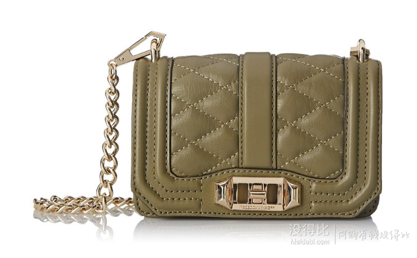 直郵好價！Rebecca Minkoff 瑞貝卡·明可弗 Mini Love 女士真皮挎包