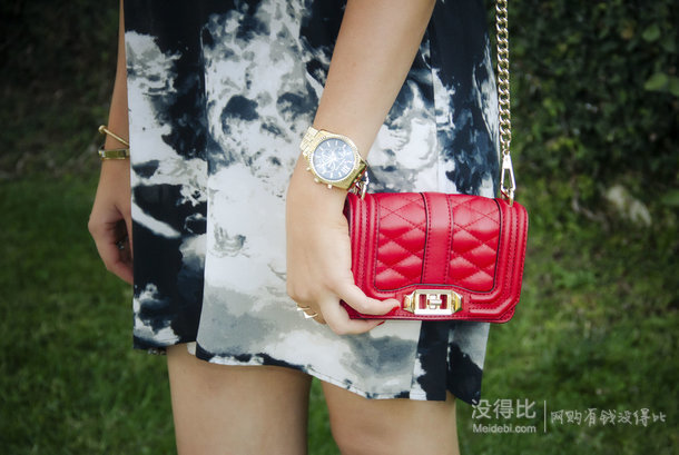 直郵好價！Rebecca Minkoff 瑞貝卡·明可弗 Mini Love 女士真皮挎包