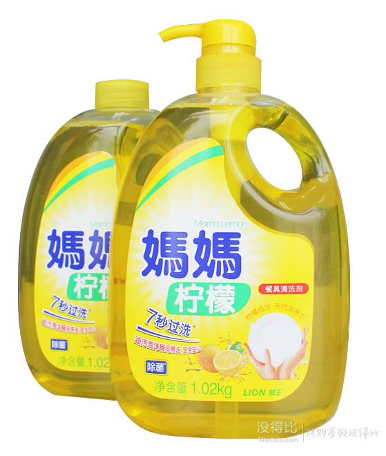 LION 獅王 媽媽檸檬洗潔精 1.02KG *2瓶  29.9元