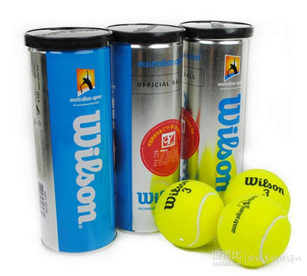 Wilson 維爾勝 australian open 澳網(wǎng)比賽網(wǎng)球三桶裝  38元