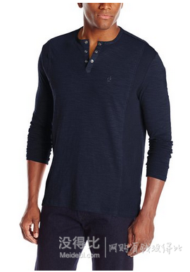 三色可選！Calvin Klein Jeans Henley 男款長(zhǎng)袖T恤