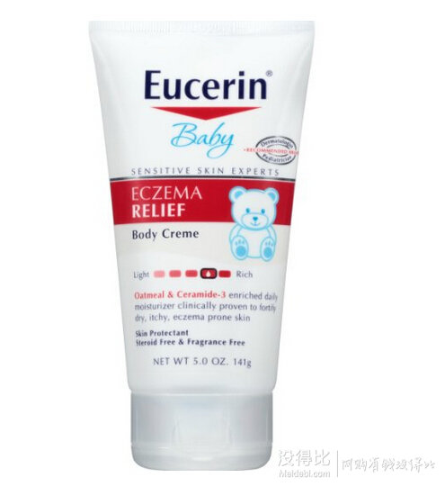 Eucerin 優(yōu)色林 Baby Eczema Relief Body Creme 嬰兒濕疹緩解身體霜 141g