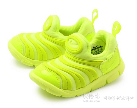  NIKE耐克 DYNAMO FREE系列 兒童毛毛蟲透氣輕質(zhì)套腳運動鞋