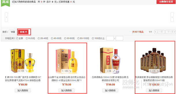 京東商城湊單活動(dòng)滿199減100，7瓶酒+酒具只需108--京東JD.com
