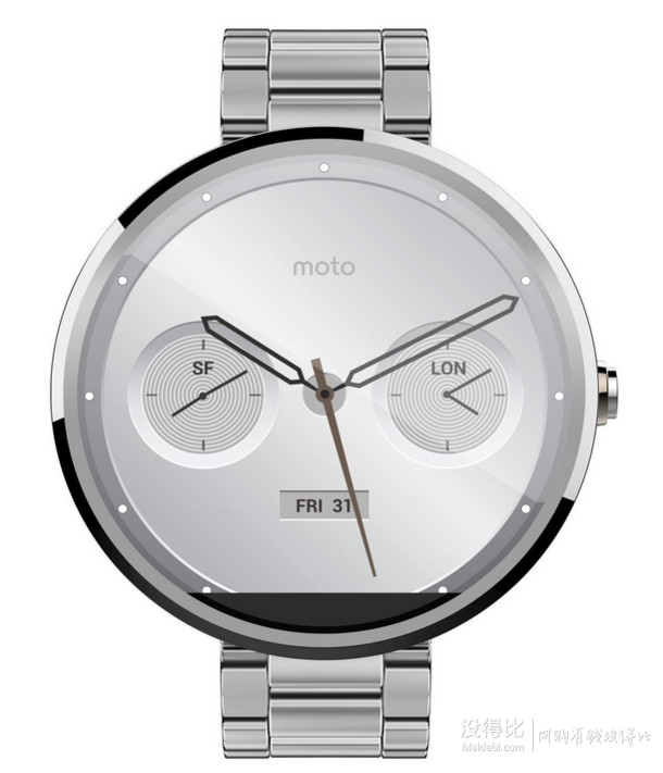 Motorola Mobility Moto 360 Androidwear 智能手表 自然金  