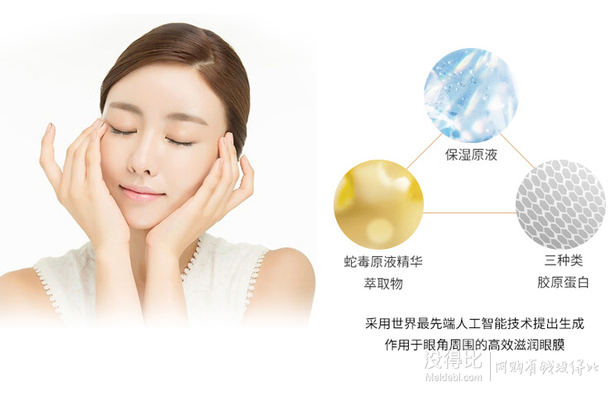 雙11預(yù)售！Laox spa treatment 蛇毒眼膜60片裝  188元（定金29元）