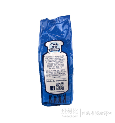 澳洲進(jìn)口Devondale德運(yùn)高鈣速溶全脂奶粉1kg/袋