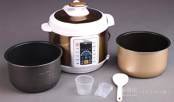 Midea美的  WCS5035 多功能電腦版電壓力鍋5L  199元
