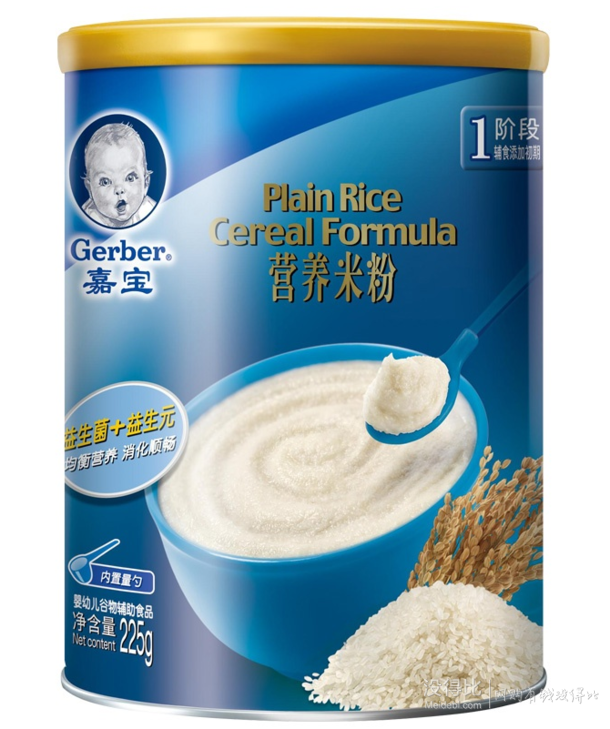 Gerber 嘉寶 營養(yǎng)米粉 1段 225g  24元