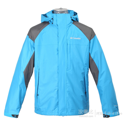 Columbia 哥倫比亞 秋冬男子藍(lán)色TRAIL徒步系列 PARKA-四合一沖鋒衣 PM7813491  799元包郵