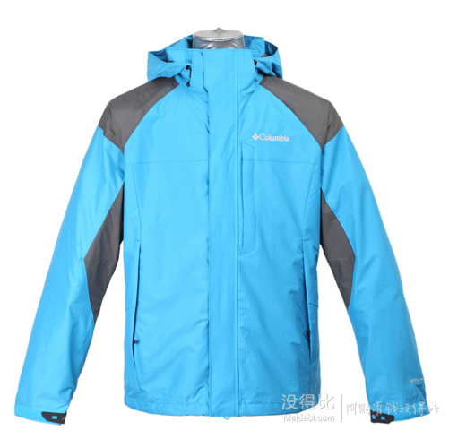 Columbia 哥倫比亞 秋冬男子藍色TRAIL徒步系列 PARKA-四合一沖鋒衣 PM7813491  799元包郵