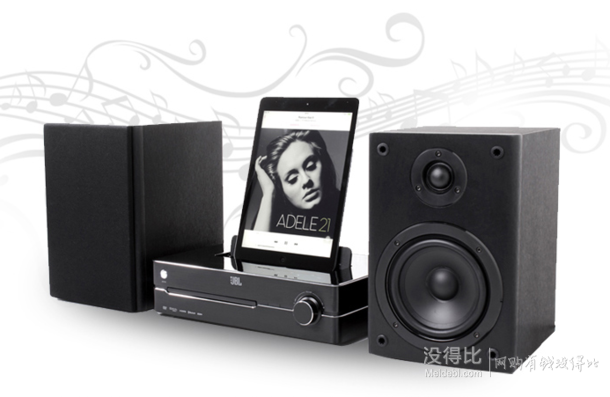 JBL MS702 組合迷你音箱 閃電接口底座 支持DVD光盤播放 2999元包郵（3399-400）