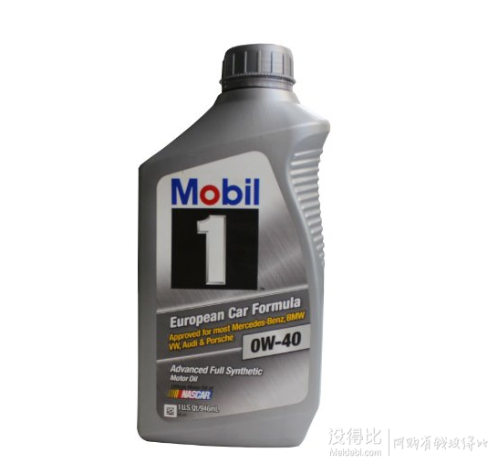 Mobil 美孚 0W-40 1號(hào)全合成潤滑油 946ml*6支   348元包郵
