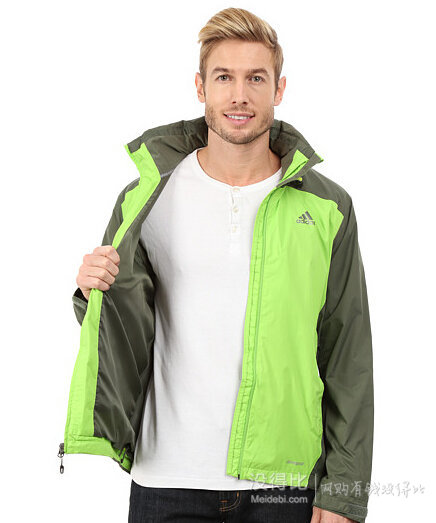 adidas 阿迪達(dá)斯 Outdoor Wandertag 2-Tone 男款戶外運(yùn)動(dòng)夾克
