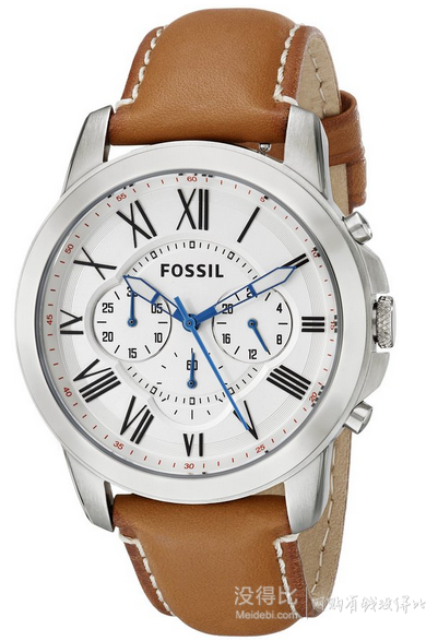 Fossil 化石 FS5060 男款皮革腕表