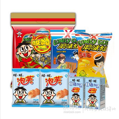 不限購(gòu)！旺旺哎呦大禮包298g/袋 5.9元