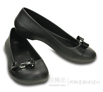 5色好價！Crocs 卡洛馳 女款蝴蝶結(jié)平底鞋
