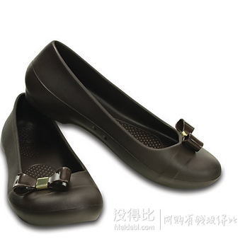 5色好價！Crocs 卡洛馳 女款蝴蝶結(jié)平底鞋