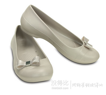 5色好價！Crocs 卡洛馳 女款蝴蝶結(jié)平底鞋