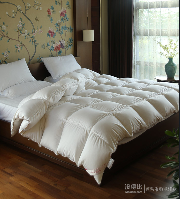 充絨量2300g！SNOWMAN 斯諾曼 舒適鵝毛絨毛被 冬被被芯 200*230cm  299元（399-100）
