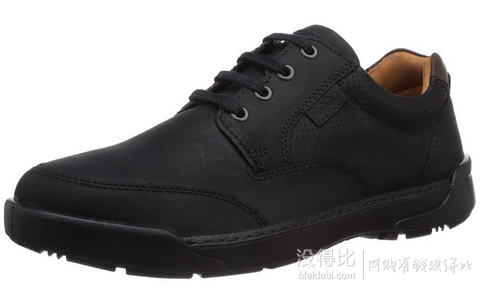 ECCO 愛(ài)步Dason 男款真皮系帶休閑鞋