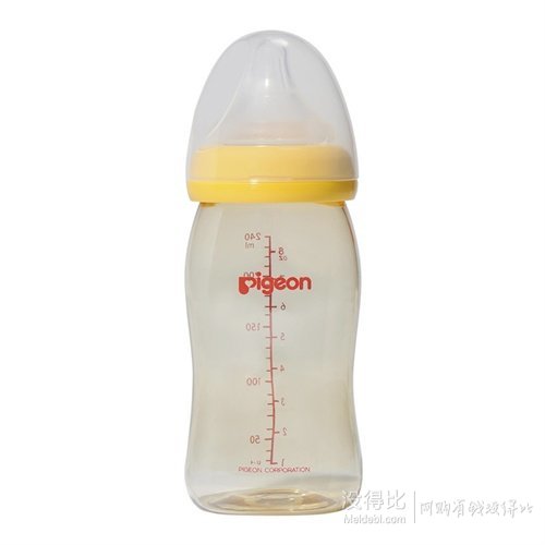 Pigeon貝親寬口徑PPSU奶瓶貝親AA75  240ml  58.5元包郵