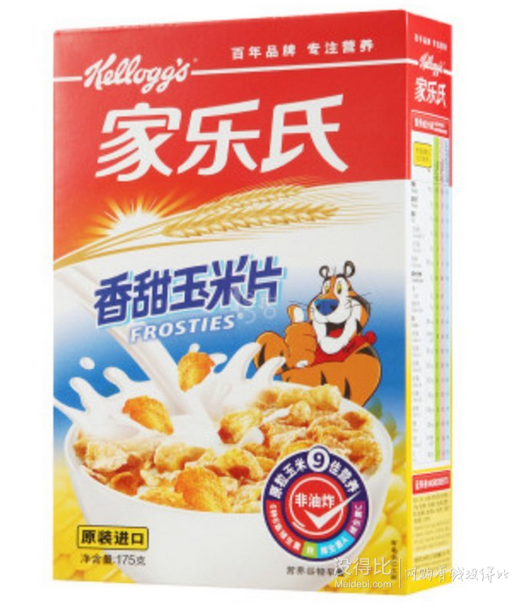 Kellogg's 家樂(lè)氏 香甜玉米片 175g  14.9元