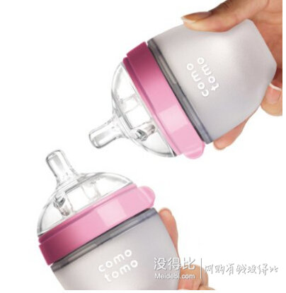 comotomo 可么多么 媽媽乳感 硅膠防脹氣奶瓶（150ml*2支）148元包郵（248-100）