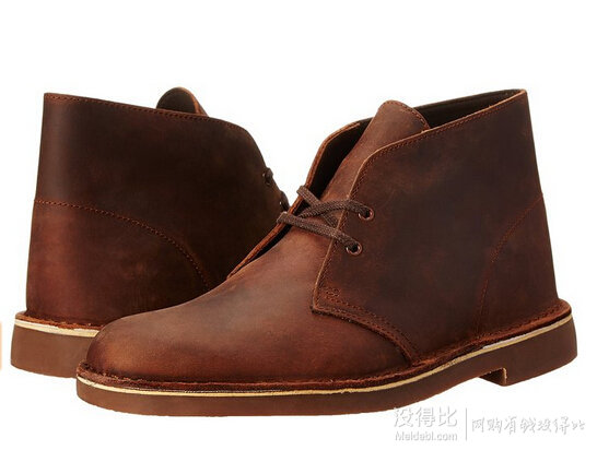 多色碼全！Clarks 其樂(lè) Bushacre 2經(jīng)典男士沙漠靴