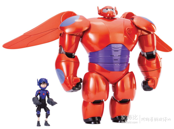 直郵到手約215元！Big Hero 6 超能陸戰(zhàn)隊(duì) 大白和小宏 電動(dòng)公仔 