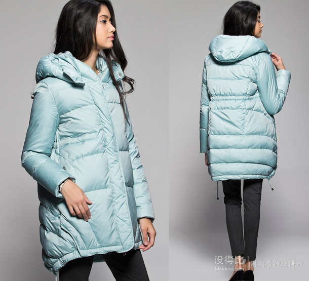 艾格旗下 Etam Weekend  純色A字型中長(zhǎng)款羽絨服  399.5元（799元，下單5折）