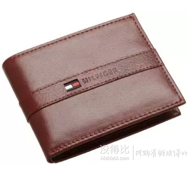 小降！Tommy Hilfiger Ranger 男士兩折小牛皮錢包