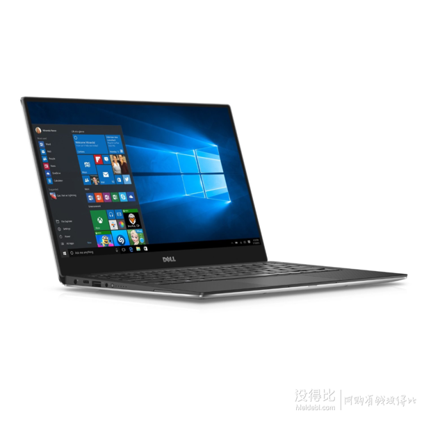 Dell戴爾 XPS 13.3寸QHD+觸控筆記本 微軟簽名版 9350-5340SLV (i7-6500U/ 8G/256G) 