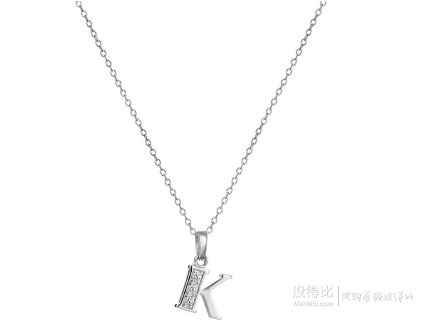 A-T純銀字母吊墜創(chuàng)意項(xiàng)鏈