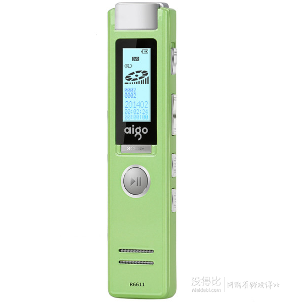 aigo 愛國(guó)者 R6611錄音筆 專業(yè)微型高清遠(yuǎn)距降噪MP3播放器  139元包郵