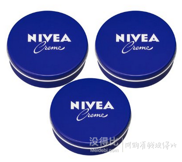 Nivea妮維雅經(jīng)典藍(lán)罐長效潤膚霜/護(hù)手霜 169g*3盒