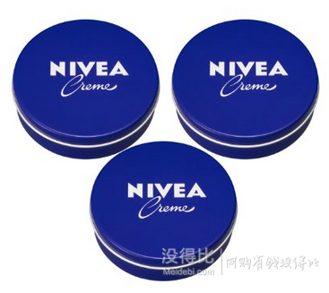 Nivea妮維雅經(jīng)典藍(lán)罐長效潤膚霜/護(hù)手霜 169g*3盒 