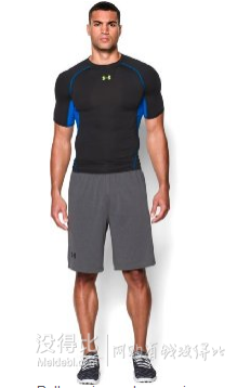 湊單！UNDER ARMOUR HeatGear 男士壓縮短袖 