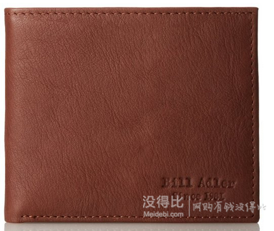 直郵好價(jià)！Bill Adler 男士真皮錢(qián)包
