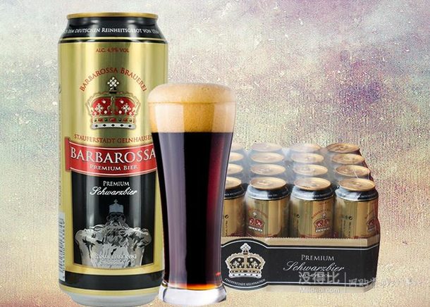 5折新低！Barbarossa 凱爾特人 黑啤酒 500mlx24瓶 折59元（109199-100）
