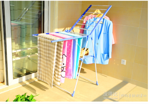 寶優(yōu)妮  多用途可折疊衣服架翼型兒童衣架DQ-0820 65元（129199-100）