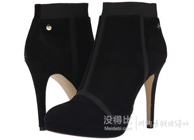 Calvin Klein 絨面皮女士高跟短靴