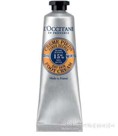L’OCCITANE 歐舒丹 乳木果潤(rùn)足霜 30ml 折34元