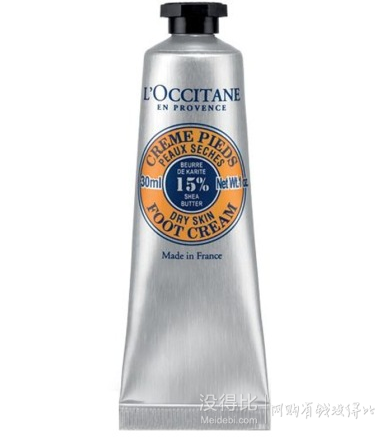 L’OCCITANE 歐舒丹 乳木果潤足霜 30ml 折34元